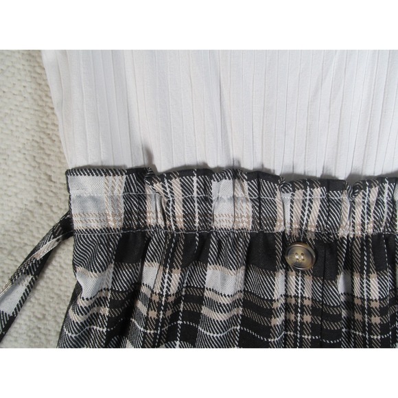 School Girl‎ ULTRA FLIRT Women's Size Medium Layered Look Plaid  Academia Dress - Picture 8 of 11